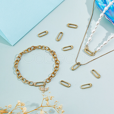 10Pcs Brass Spring Gate Rings KK-FH0008-17C-1