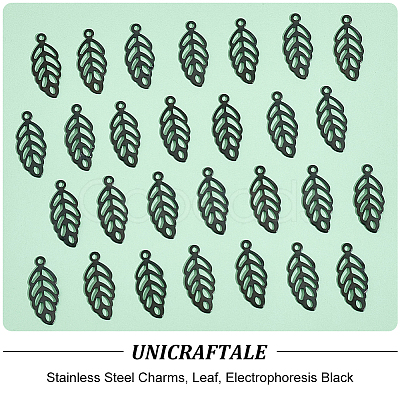 50Pcs 304 Stainless Steel Charms STAS-UN0053-25EB-1