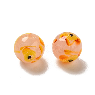 Handmade Lampwork Beads Strands LAMP-G162-08A-08-1
