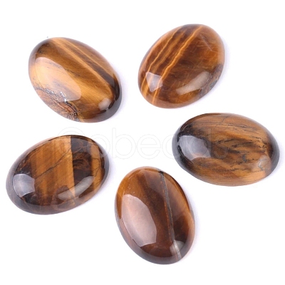 Natural Tiger Eye Cabochons PW-WGEFD9A-02-1