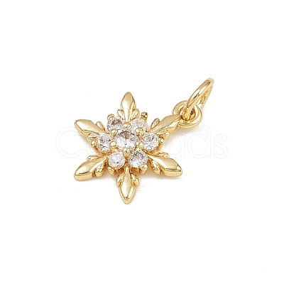 Brass Micro Pave Cubic Zirconia Charms LS-KK-H077-02G-05-1