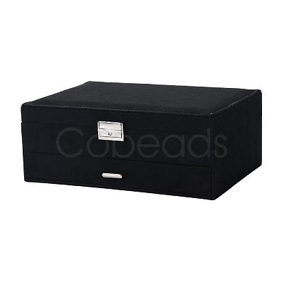 Velvet & Wood Jewelry Boxes VBOX-I001-04A-1