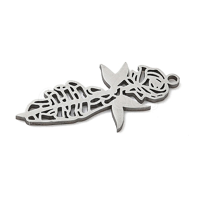 201 Stainless Steel Pendants STAS-G366-02P-02-1