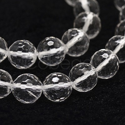 Natural Quartz Crystal Beads Strands X-G-D840-11-6mm-1