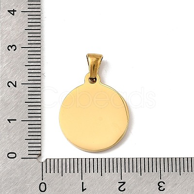 Hand Polished 304 Stainless Steel Pendants STAS-B094-01H-G-1