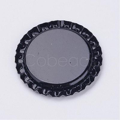 Iron Cabochon Settings IFIN-G067-07J-1