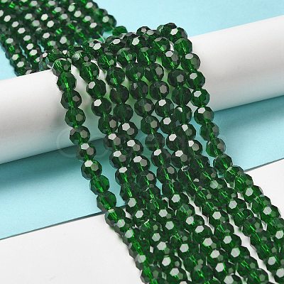 Transparent Glass Beads LS-EGLA-A035-T8mm-D10-1