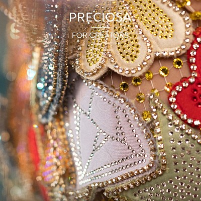 Preciosa® MAXIMA Crystal No Hotfix Flatback Stones Y-PRC-NSS8-70030-200-1