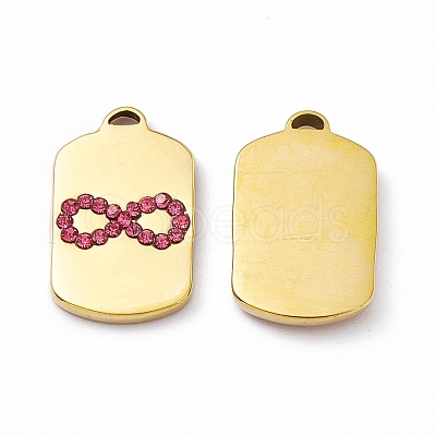 PVD Vacuum Plating 201 Stainless Steel Pendants STAS-J401-VC1040-1