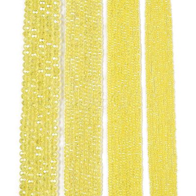 Electroplate Glass Beads Strands EGLA-A044-T8mm-B29-1