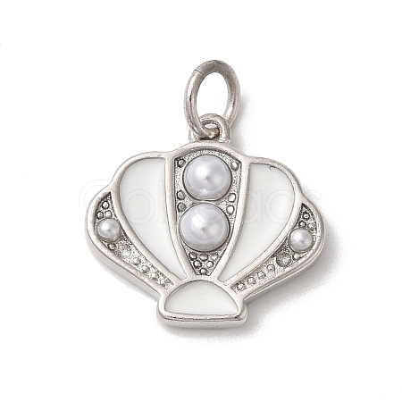 Rack Plating Brass Enamel Pendants KK-Z056-35P-01-1