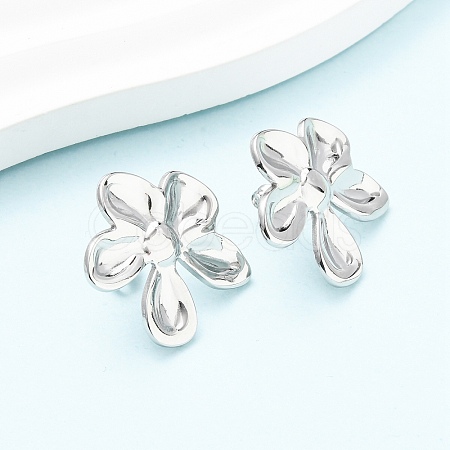 304 Stainless Steel Stud Earrings EJEW-I323-01P-03-1