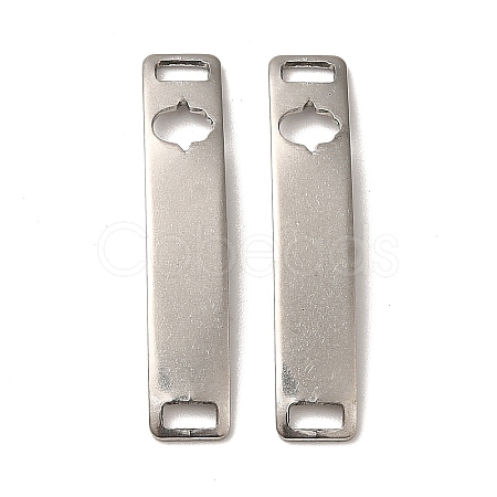 Tarnish Resistant 201 Stainless Steel Connector Charms STAS-D244-31P-D-1