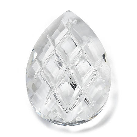 Transparent Glass Pendants GLAA-R223-03J-1