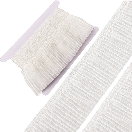 5 Yards Polyester Lace Ribbon OCOR-GF0003-56A-1