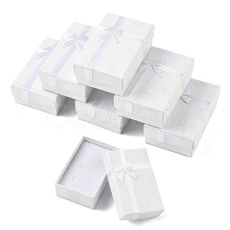 6Pcs Cardboard Jewelry Set Boxes CON-YW0001-70B-1