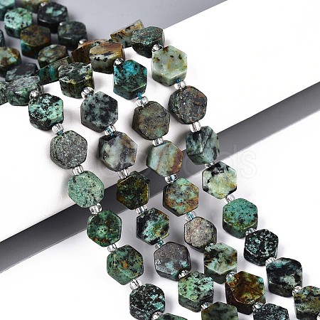 Natural African Turquoise(Jasper) Beads Strands G-P534-A26-01-1