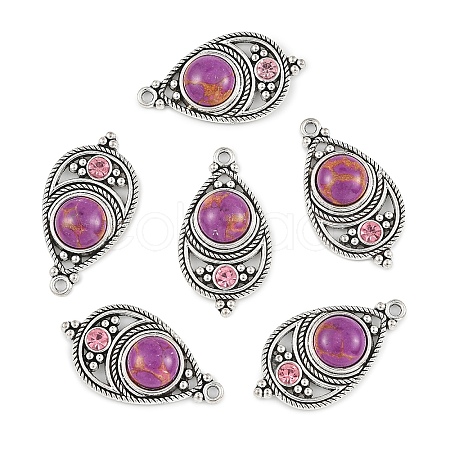 Bohemian Dyed Synthetic Turquoise Pendants FIND-YWC0003-02AS-03-1