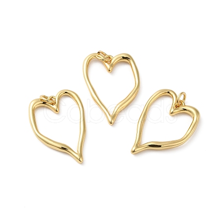 Rack Plating Brass Pendants KK-O142-24G-1