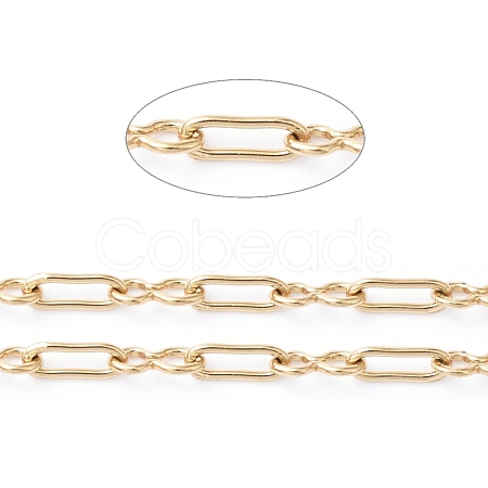 3.28 Feet Ion Plating(IP) 304 Stainless Steel Link Chains X-CHS-D032-04G-1