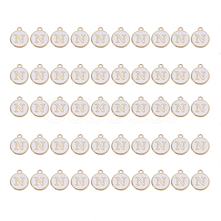 Golden Plated Alloy Charms ENAM-SZ0001-25A-N-1