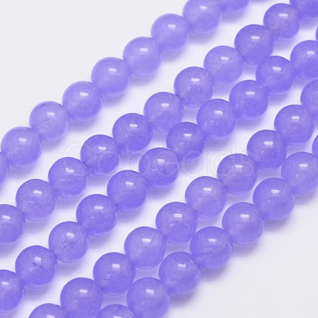 Natural & Dyed Malaysia Jade Bead Strands X-G-A146-8mm-A19-1