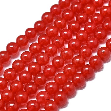Natural Malaysia Jade Beads Strands G-L645-C01-6mm-16-1