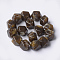 Acrylic Beads, Imitation Gemstone Style, Polygon, Camel, 11.5x10x10mm, Hole: 2mm, about 428pcs/500g