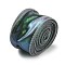 Fishtail Yarn Iridescent Ribbon for Bowknot Making, Gift Wrapping, Sea Green, 1-5/8 inch(40mm), about 9.84 Yards(9m)/Roll