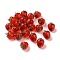 Transparent Acrylic Pendants, Strawberry, Red, 18x13.5mm, Hole: 1.6mm