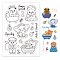 PVC Plastic Stamps, for DIY Scrapbooking, Photo Album Decorative, Cards Making, Stamp Sheets, Animal Pattern, 16x11x0.3cm