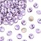 Preciosa&reg MAXIMA Crystal Round Stones, Czech Crystal, Bicone(436 11 177 Rivoli), Dura Foiling, 20310 Violet, SS39(8.15~8.4mm)