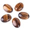 Natural Tiger Eye Cabochons, Flat Oval, 35x25mm