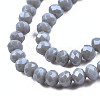Electroplate Glass Beads Strands EGLA-A034-P2mm-A16-3