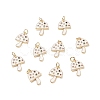 Brass Micro Pave Colorful Cubic Zirconia Pendants LS-KK-C100-09G-4