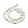 Natural Myanmar Jade/Burmese Jade Beads Strands G-D0001-09-10mm-2
