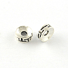 Flat Round Tibetan Style Alloy Spacers Beads X-TIBEB-Q066-06AS-LF-1