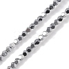 Electroplated Synthetic Non-magnetic Hematite Beads Strands G-A234-G03-01B-1