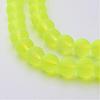 Baking Paint Transparent Glass Bead Strands X-GLAA-S031-10mm-30-1