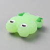 Frog Luminous Food Grade Eco-Friendly Silicone Beads LS-SIL-WH0003-12C-2
