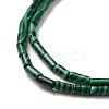 Synthetic Malachite Beads Strands G-M389-17-4