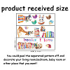 Translucent PVC Self Adhesive Wall Stickers STIC-WH0015-334-2