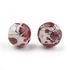 Drawbench & Baking Paint Glass Beads Strands GLAA-S176-6mm-10-1