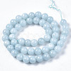 Natural Chalcedony Beads Strands X-G-S333-8mm-004-2