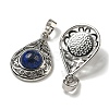 Natural Dyed Lapis Lazuli Pendants G-Q158-05P-13-2