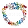 Electroplate Glass Beads Strands EGLA-D300-02-6mm-2
