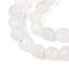 Dyed Natural White Jade Beads Strands G-T139-6mm-60-26-3