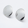 Brass Stud Earring Findings KK-F728-14P-NF-1