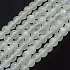 Natural White Moonstone Bead Strands G-G733-6mm-1