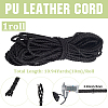 10M Round Imitation Leather Braided Cord WL-GF0001-32C-05-2
